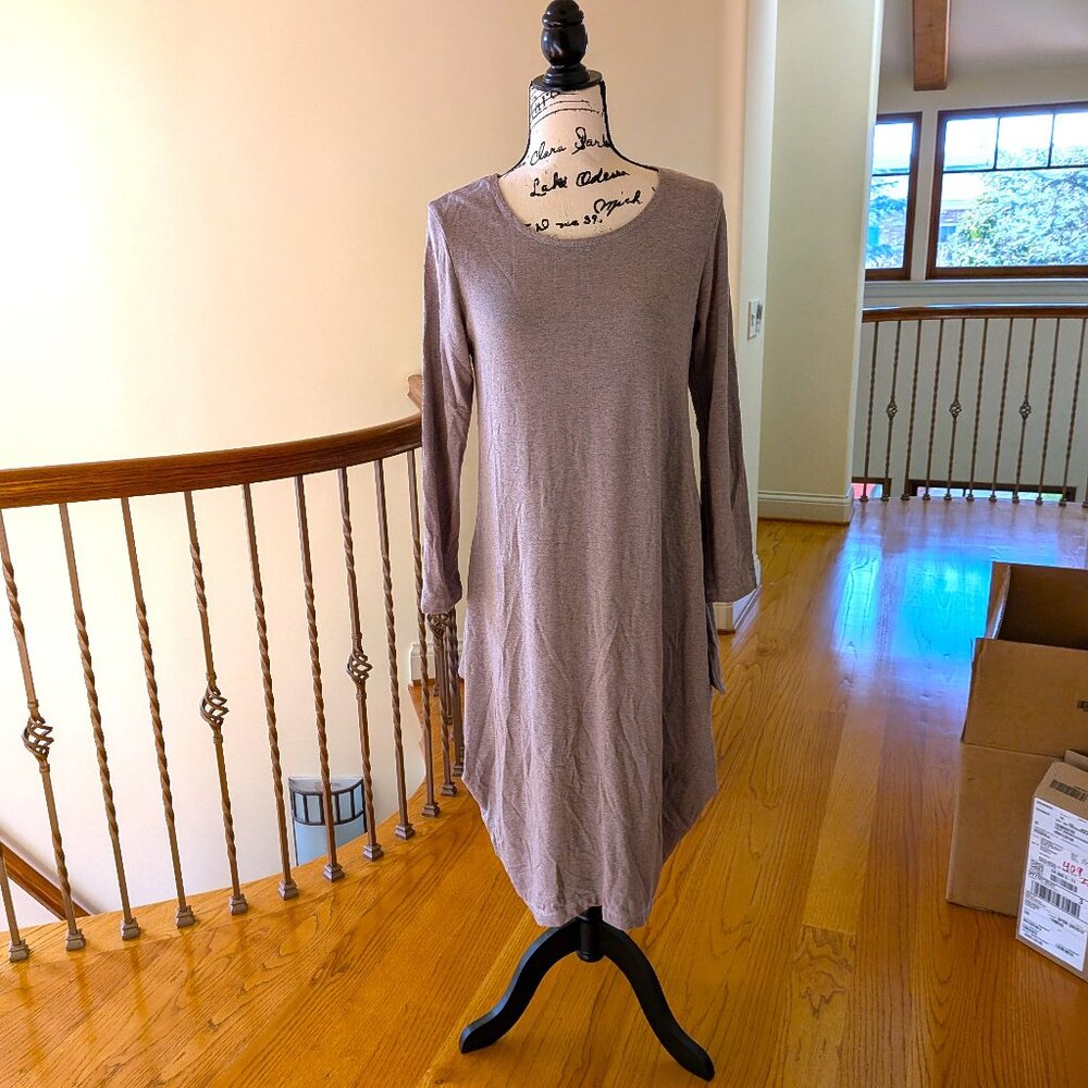 Classic Lagenlook Bryn Walker Dusty Purple-Grey Dress